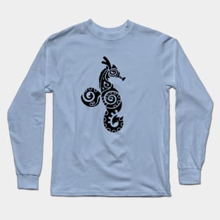 Tribal Seahorse Long Sleeve T-Shirt